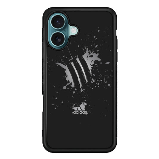 Adidas Spash Grey Colour Claw Mark iPhone 16 Plus Case - Xtracase