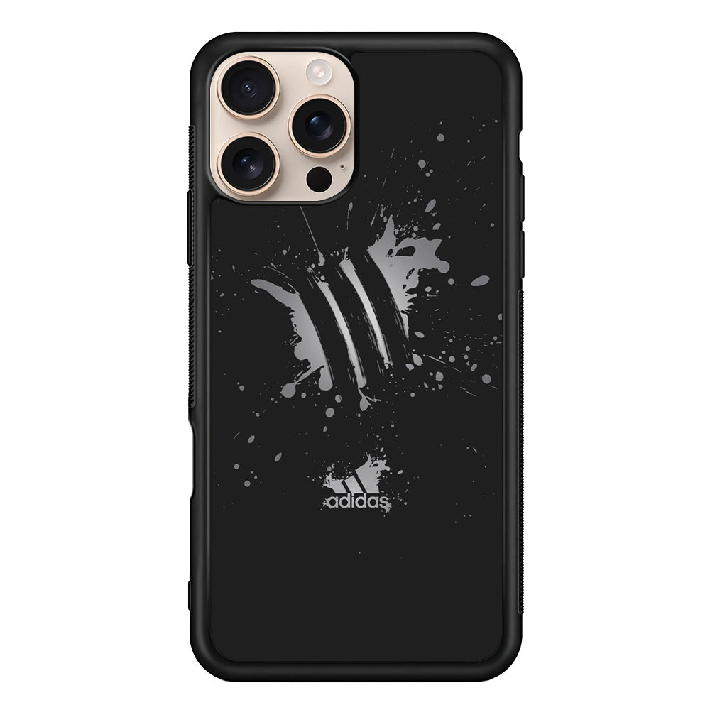 Adidas Spash Grey Colour Claw Mark iPhone 16 Pro Max Case - Xtracase
