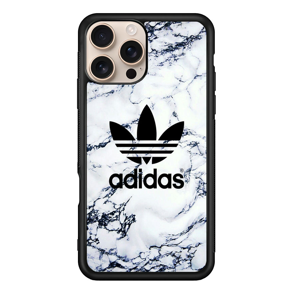 Adidas White Marble iPhone 16 Pro Case - Xtracase