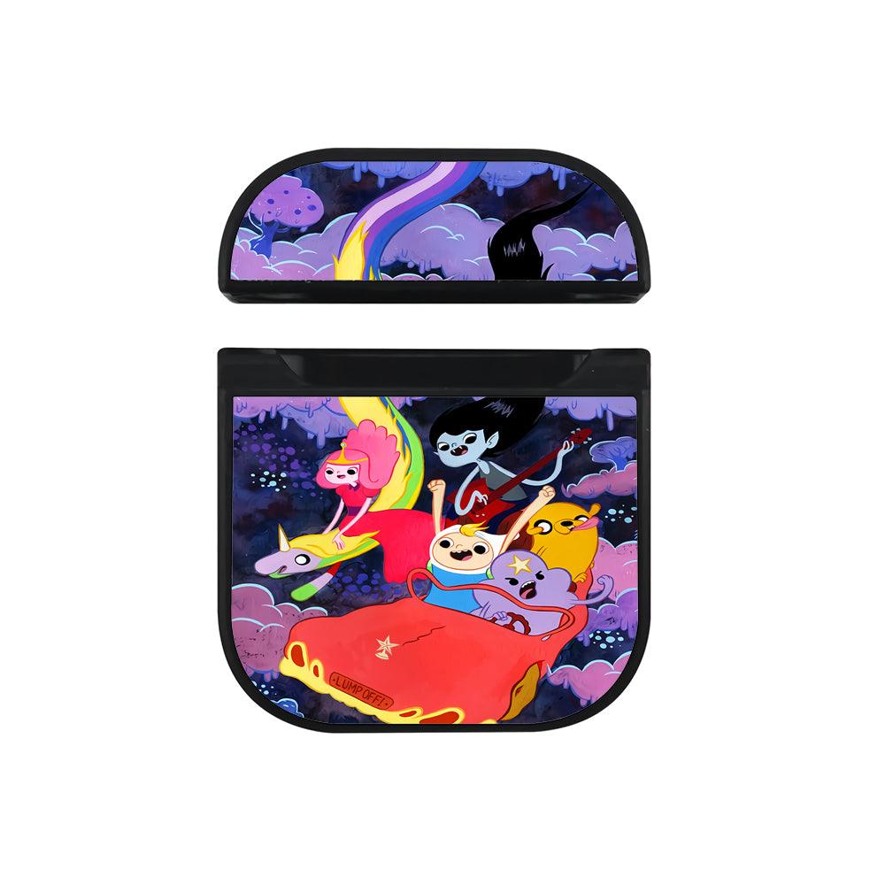 Adventure Time Art Poster Hard Plastic Case Cover For Apple Airpods-Xtracase