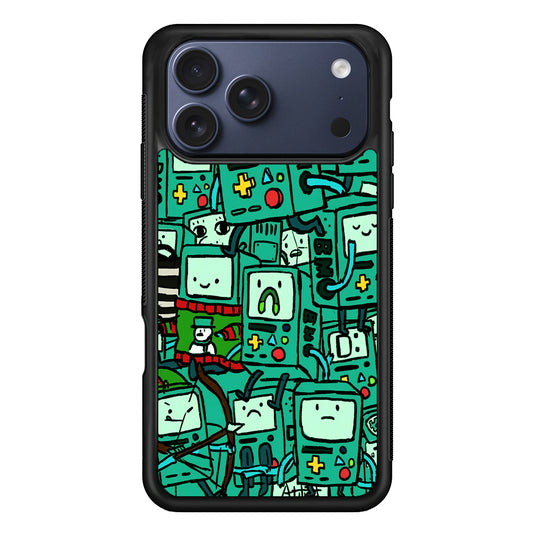 Adventure Time BMO Pattern iPhone 17 Pro Case - Xtracase