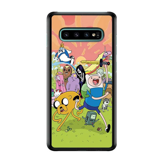 Adventure Time Character Samsung Galaxy S10 Plus Case-Plastic / Full Wrap (3D Case)-Xtracase