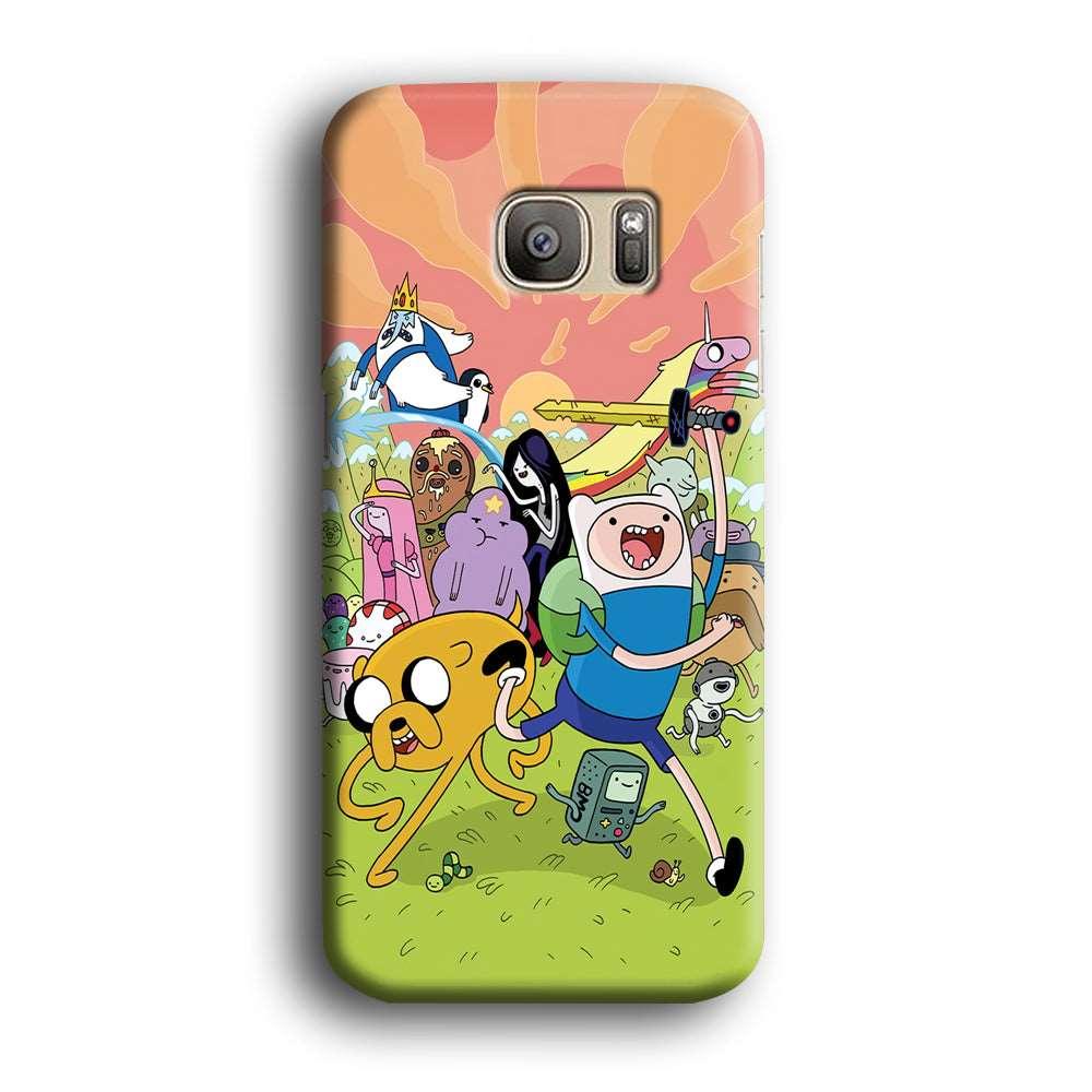 Adventure Time Character Samsung Galaxy S7 Edge Case-Plastic / Full Wrap (3D Case)-Xtracase
