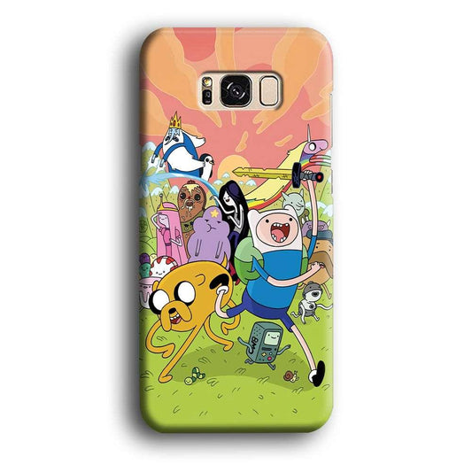 Adventure Time Character Samsung Galaxy S8 Case-Plastic / Full Wrap (3D Case)-Xtracase