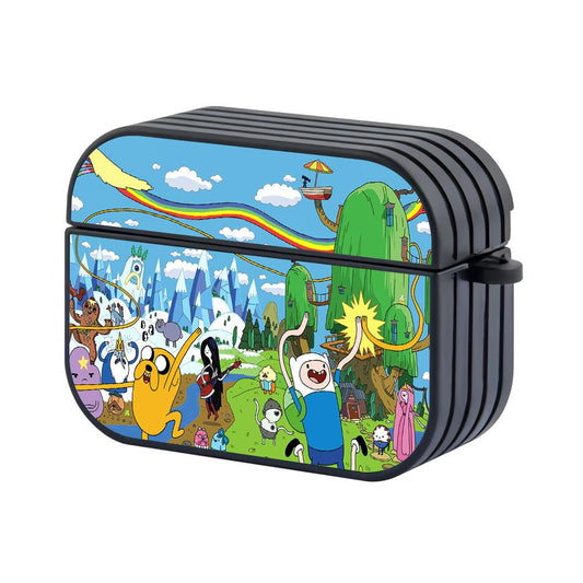 Adventure Time Dancing on Village Apple Airpods Pro 2 Case-Xtracase