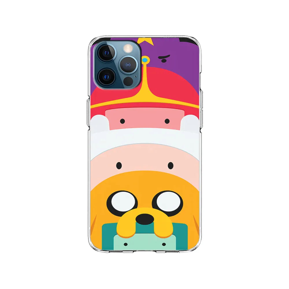 Adventure Time Family iPhone 13 Pro Case-Clear Soft Case-Xtracase