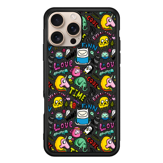 Adventure Time Pattern iPhone 16 Pro Case - iPhone 16 Pro