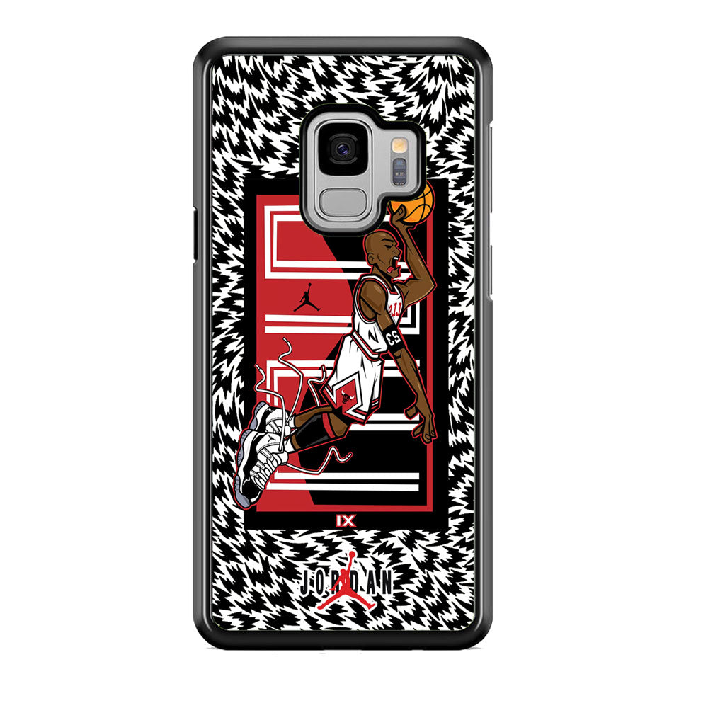Air Jordan 23 Cartoon Signature Samsung Galaxy S9 Case-Xtracase