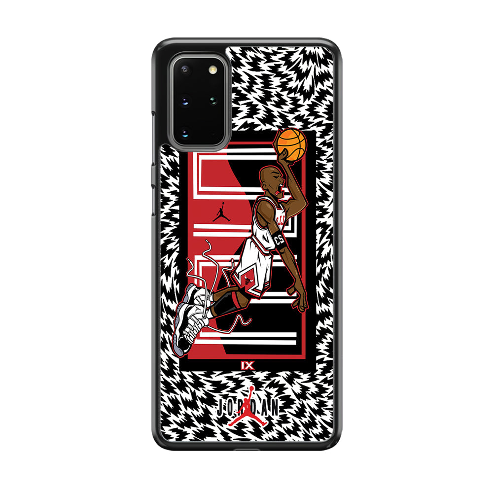 Air Jordan 23 Cartoon Signature Samsung Galaxy S20 Plus Case-Xtracase