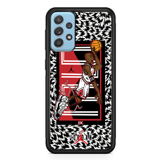 Air Jordan 23 Cartoon Signature Samsung Galaxy A72 Case-Xtracase