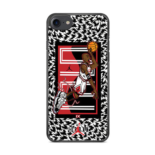 Air Jordan 23 Cartoon Signature iPhone 8 Case-Xtracase