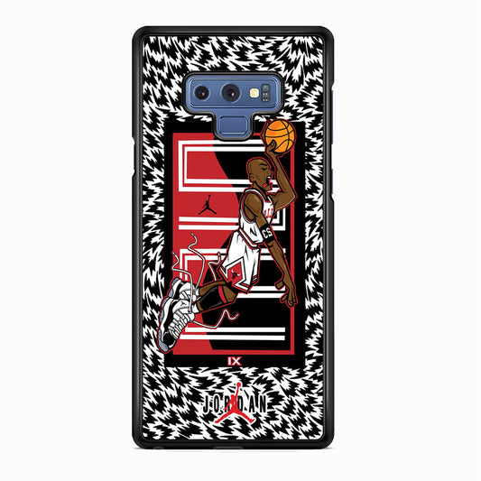 Air Jordan 23 Cartoon Signature Samsung Galaxy Note 9 Case-Xtracase