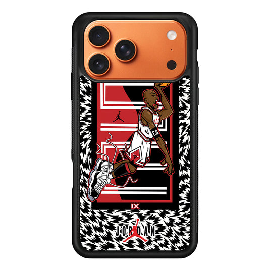Air Jordan 23 Cartoon Signature iPhone 17 Pro Max Case