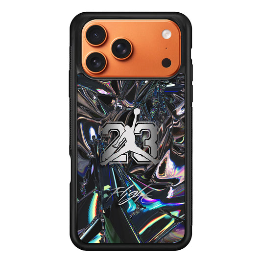 Air Jordan Abstract Mirror Backdrop iPhone 17 Pro Max Case