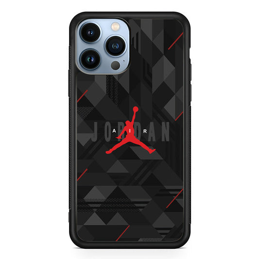 Air Jordan Black Shapes iPhone 15 Pro Case-Xtracase