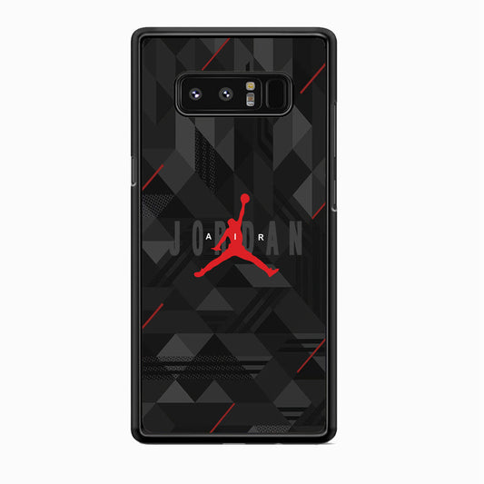 Air Jordan Black Shapes Samsung Galaxy Note 8 Case-Xtracase