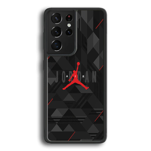 Air Jordan Black Shapes Samsung Galaxy S21 Ultra Case-Xtracase
