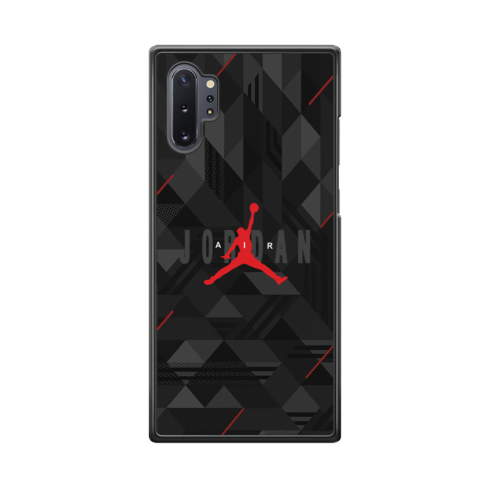 Air Jordan Black Shapes Samsung Galaxy Note 10 Plus Case-Xtracase