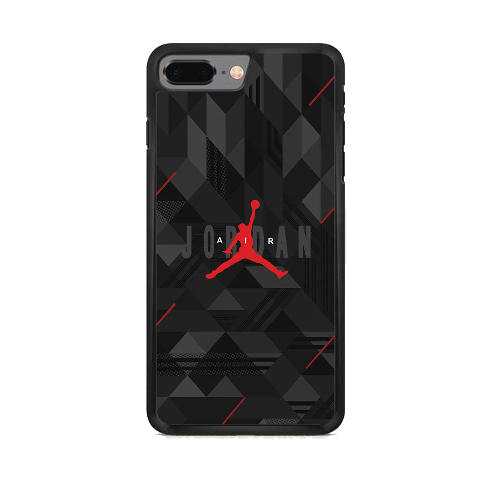 Air Jordan Black Shapes iPhone 8 Plus Case-Xtracase