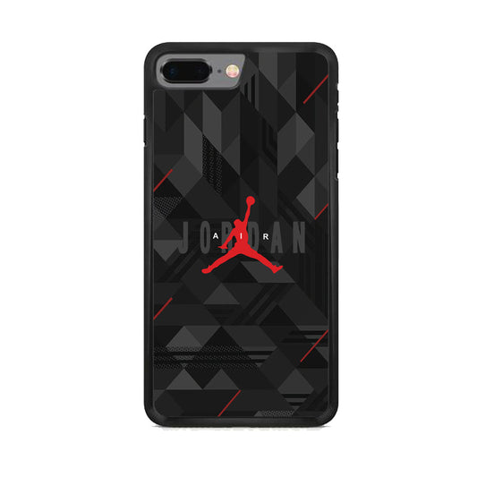 Air Jordan Black Shapes iPhone 8 Plus Case-Xtracase