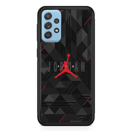 Air Jordan Black Shapes Samsung Galaxy A72 Case-Xtracase