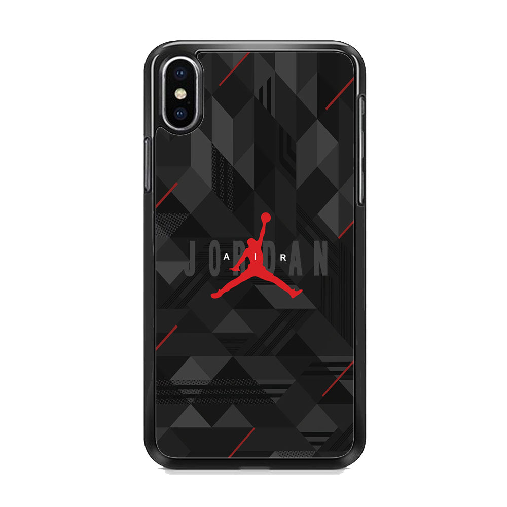 Air Jordan Black Shapes iPhone Xs Max Case-Xtracase