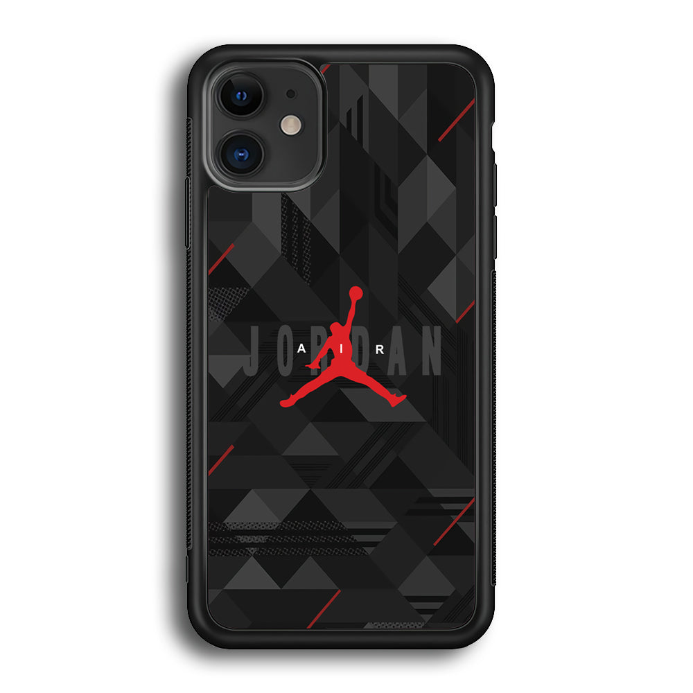 Air Jordan Black Shapes iPhone 12 Case-Xtracase