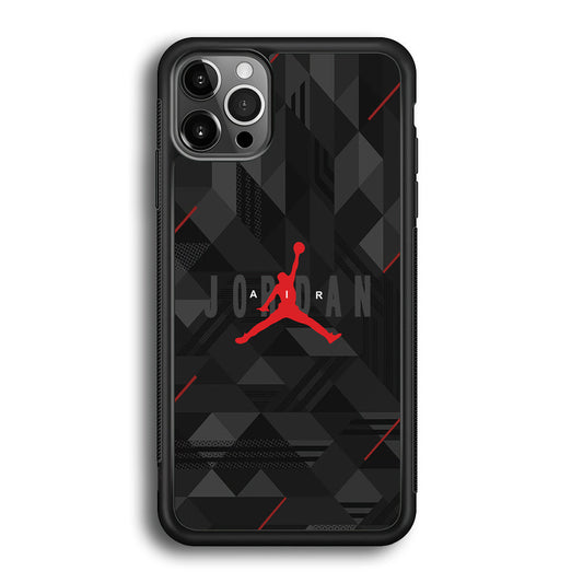 Air Jordan Black Shapes iPhone 12 Pro Max Case-Xtracase