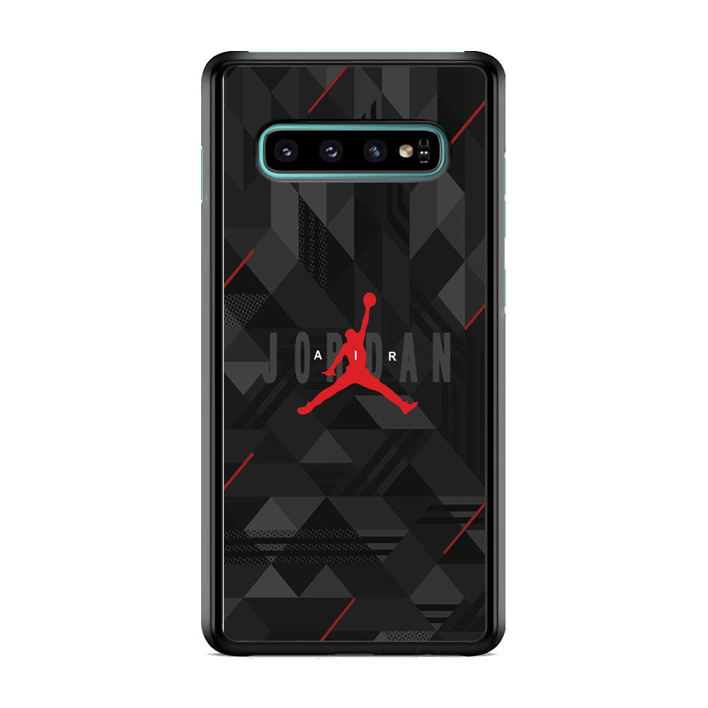 Air Jordan Black Shapes Samsung Galaxy S10 Case-Xtracase