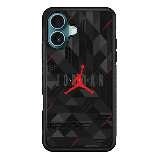 Air Jordan Black Shapes iPhone 16 Case - Xtracase