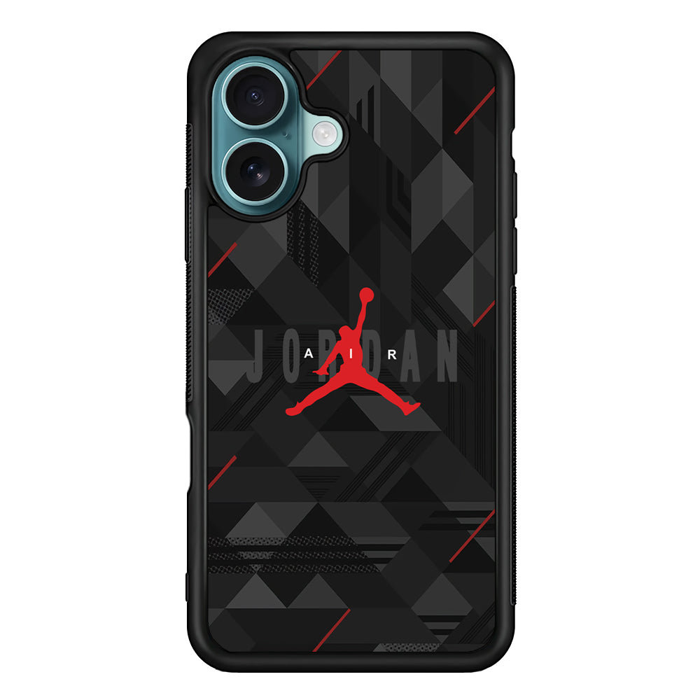 Air Jordan Black Shapes iPhone 16 Plus Case - Xtracase