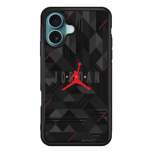Air Jordan Black Shapes iPhone 16 Plus Case - Xtracase
