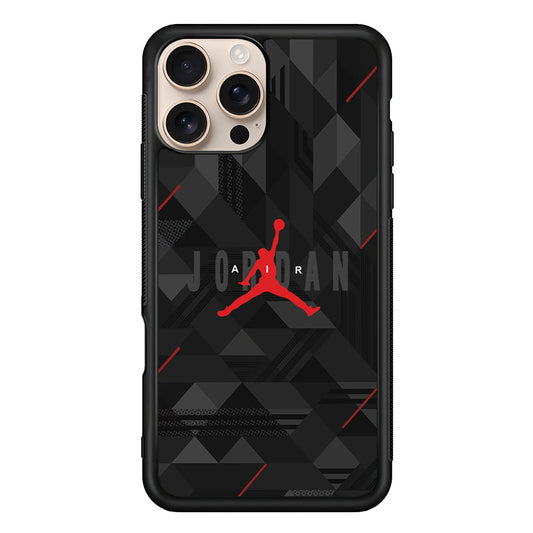 Air Jordan Black Shapes iPhone 16 Pro Max Case - Xtracase