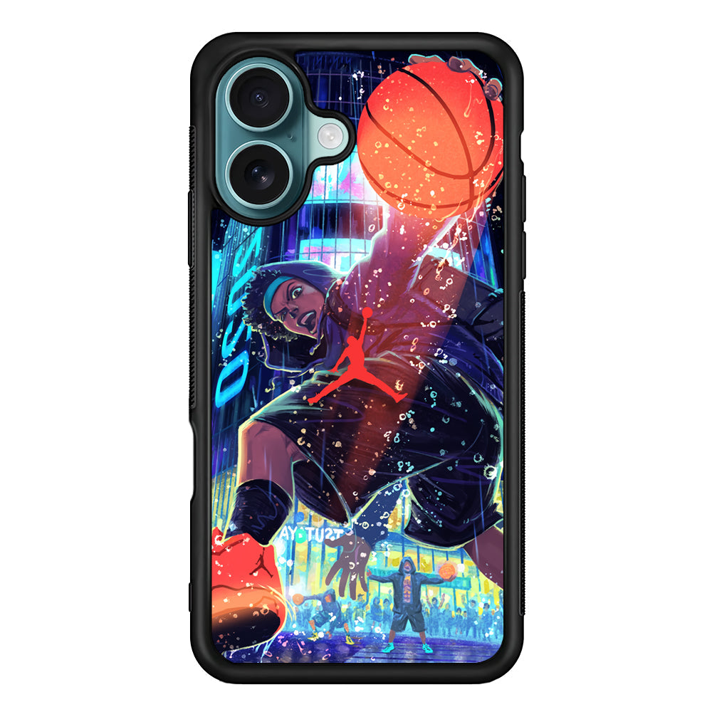 Air Jordan Cartoon City Playground iPhone 16 Plus Case - Xtracase