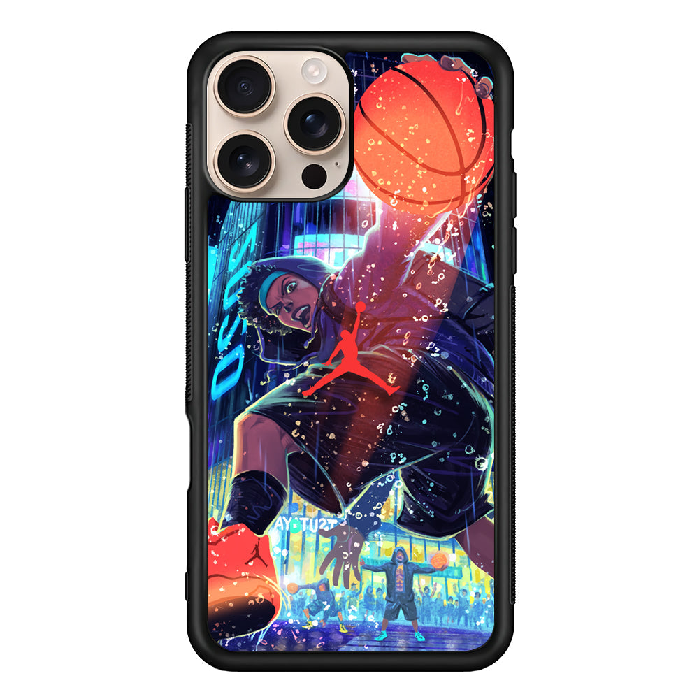 Air Jordan Cartoon City Playground iPhone 16 Pro Max Case - Xtracase