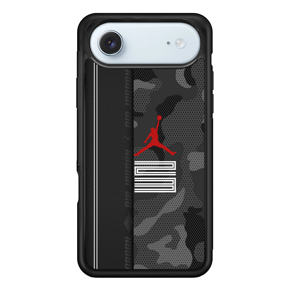 Air Jordan Emblem on Leather iPhone 17 Air Case - Xtracase