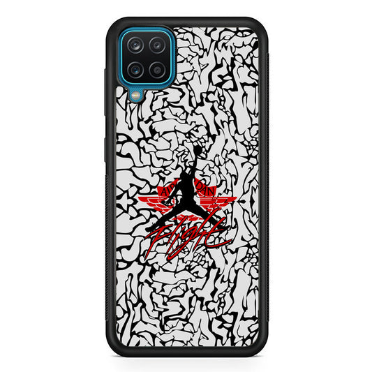 Air Jordan Endemic Patern Samsung Galaxy A12 Case-Xtracase