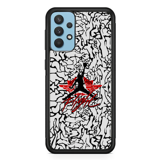 Air Jordan Endemic Patern Samsung Galaxy A32 Case-Xtracase