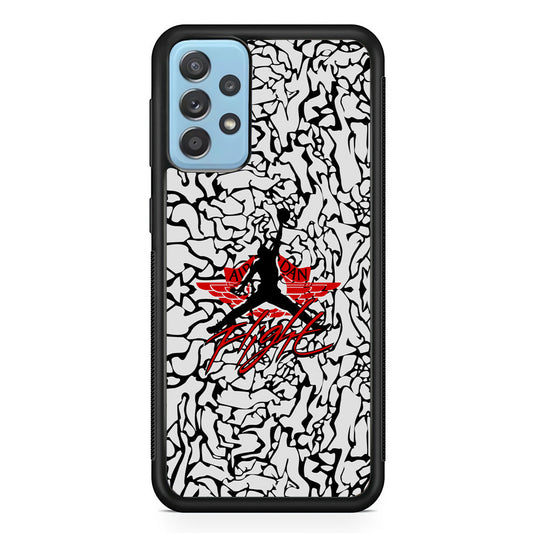 Air Jordan Endemic Patern Samsung Galaxy A72 Case-Xtracase