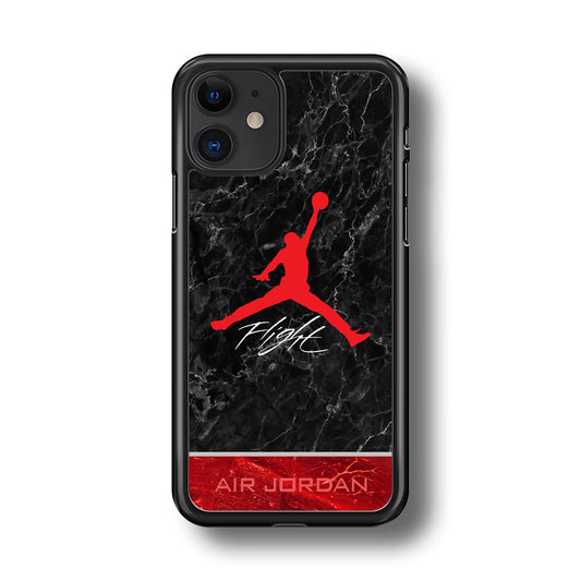 Air Jordan Flight Black Marble iPhone 11 Case-Xtracase