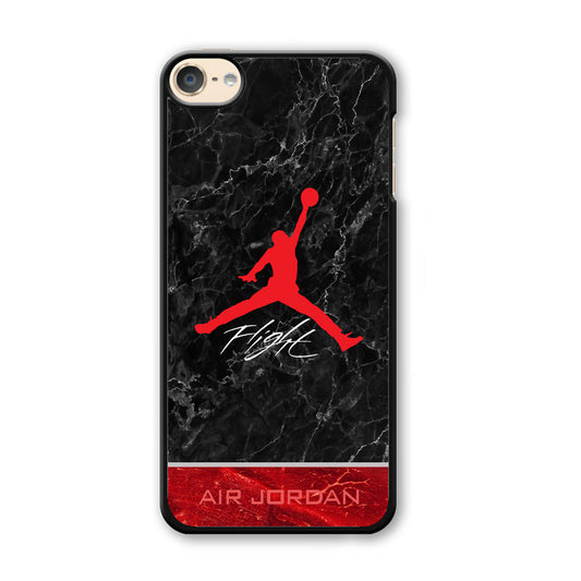 Air Jordan Flight Black Marble iPod Touch 6 Case-Xtracase