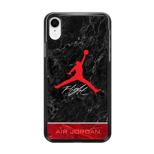 Air Jordan Flight Black Marble iPhone XR Case-Xtracase