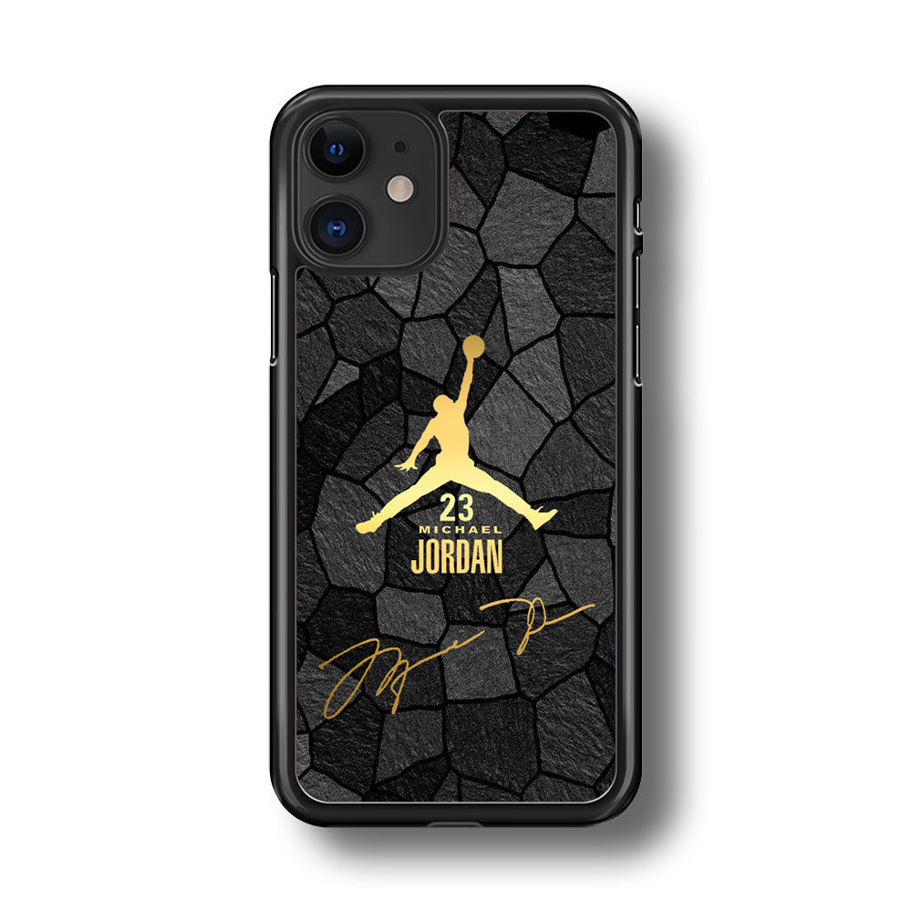 Air Jordan Golden Silhouette iPhone 11 Case-Xtracase