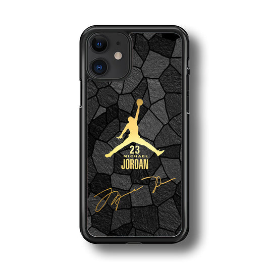 Air Jordan Golden Silhouette iPhone 11 Case-Xtracase