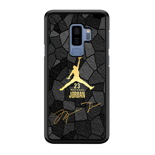 Air Jordan Golden Silhouette Samsung Galaxy S9 Plus Case-Xtracase