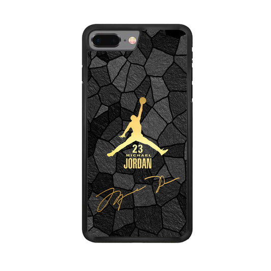 Air Jordan Golden Silhouette iPhone 8 Plus Case-Xtracase