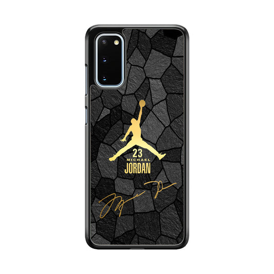 Air Jordan Golden Silhouette Samsung Galaxy S20 Case-Xtracase