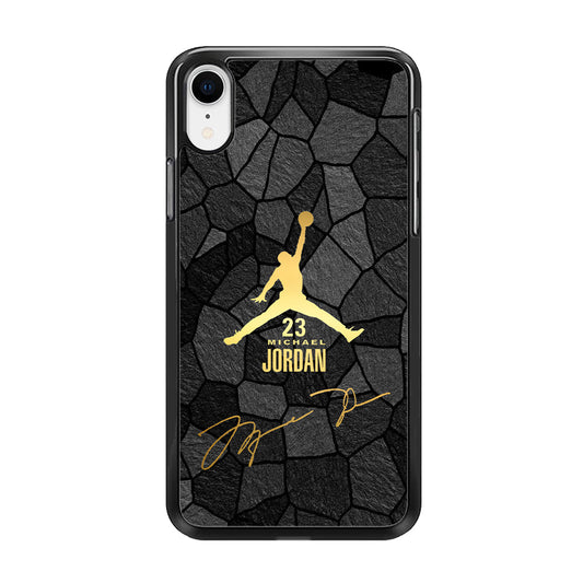 Air Jordan Golden Silhouette iPhone XR Case-Xtracase