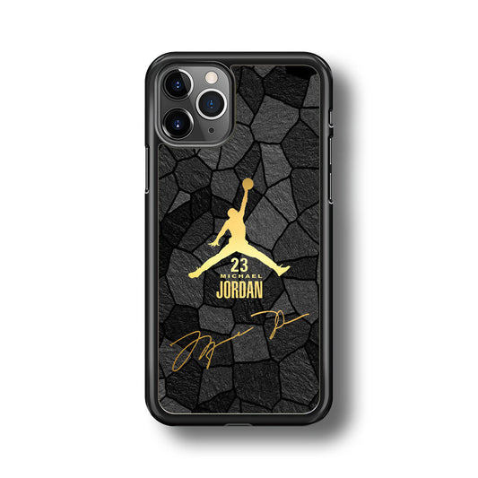 Air Jordan Golden Silhouette iPhone 11 Pro Max Case-Xtracase