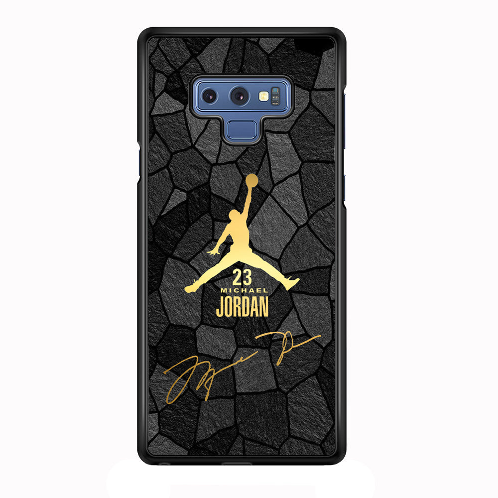 Air Jordan Golden Silhouette Samsung Galaxy Note 9 Case-Xtracase